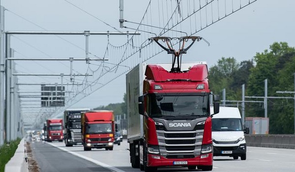 Autostrada electrificata in Germania